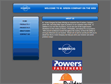 Tablet Screenshot of mgreenco.com